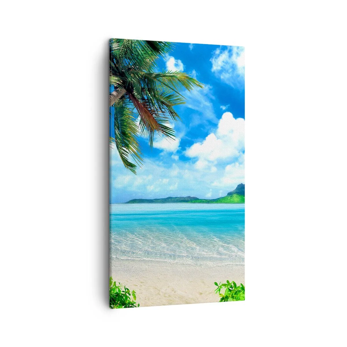 Impression sur toile - Image sur toile - L'azur des tropiques - 45x80 cm