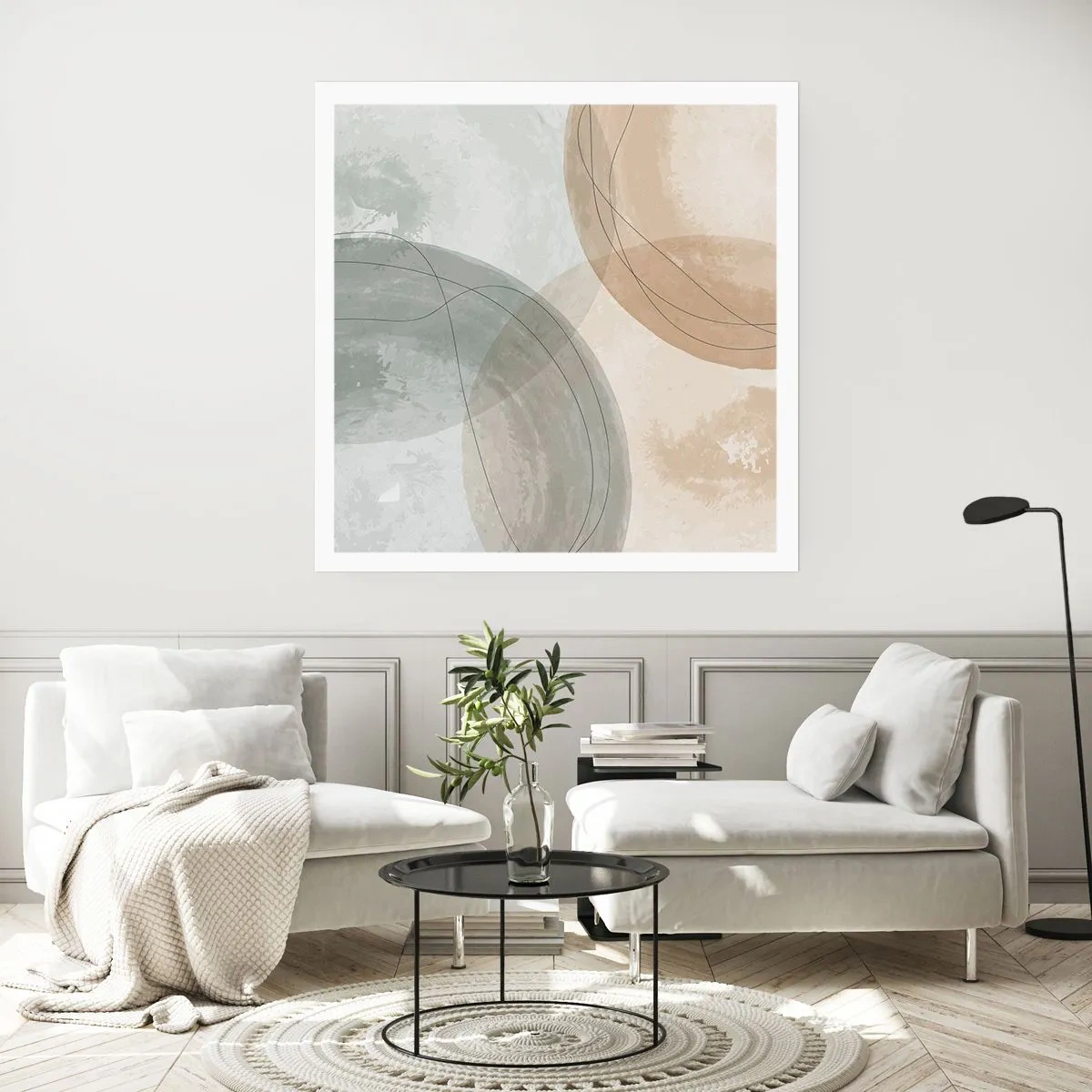 Affiche - Poster - Mondes pénétrants - 40x40 cm