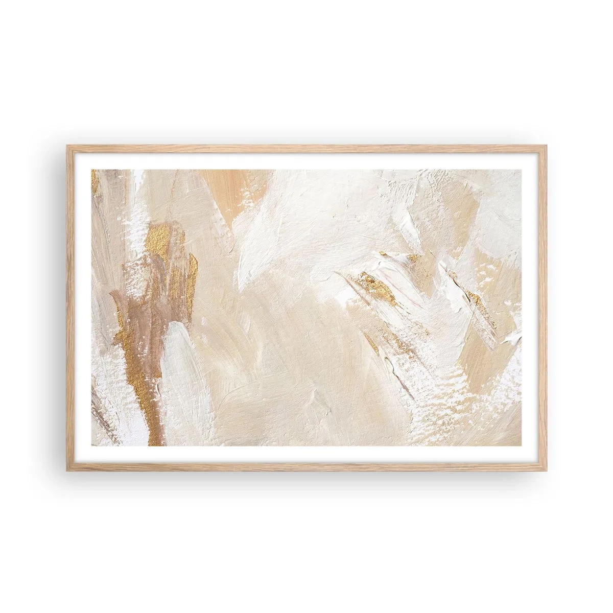 Affiche dans un chêne clair - Poster - Composition pastel - 91x61 cm