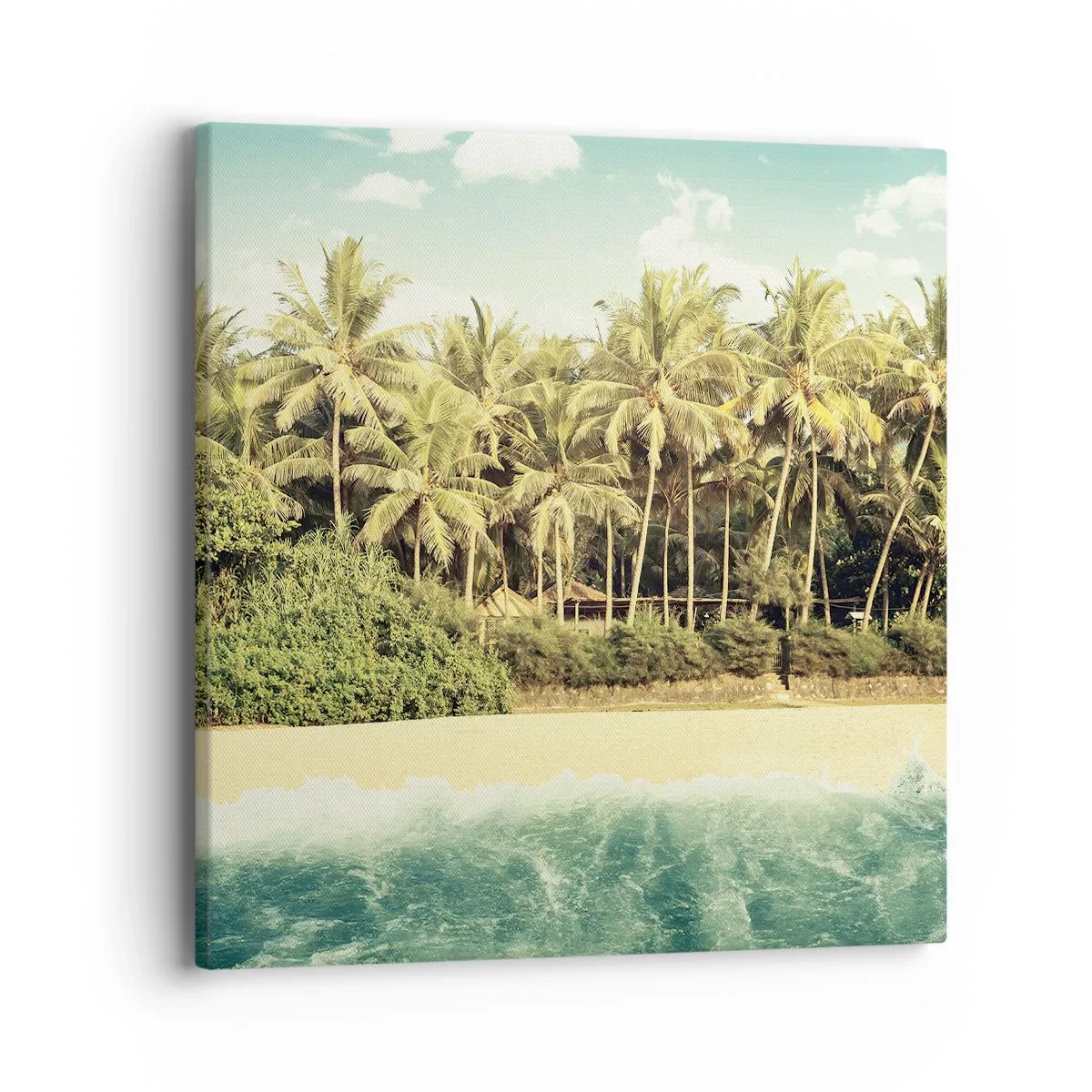 Impression sur toile - Image sur toile - Peut-être ici? - 40x40 cm