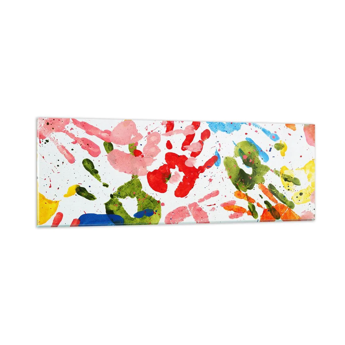 Impression sur verre - Image sur verre - Suivez les traces - 90x30 cm