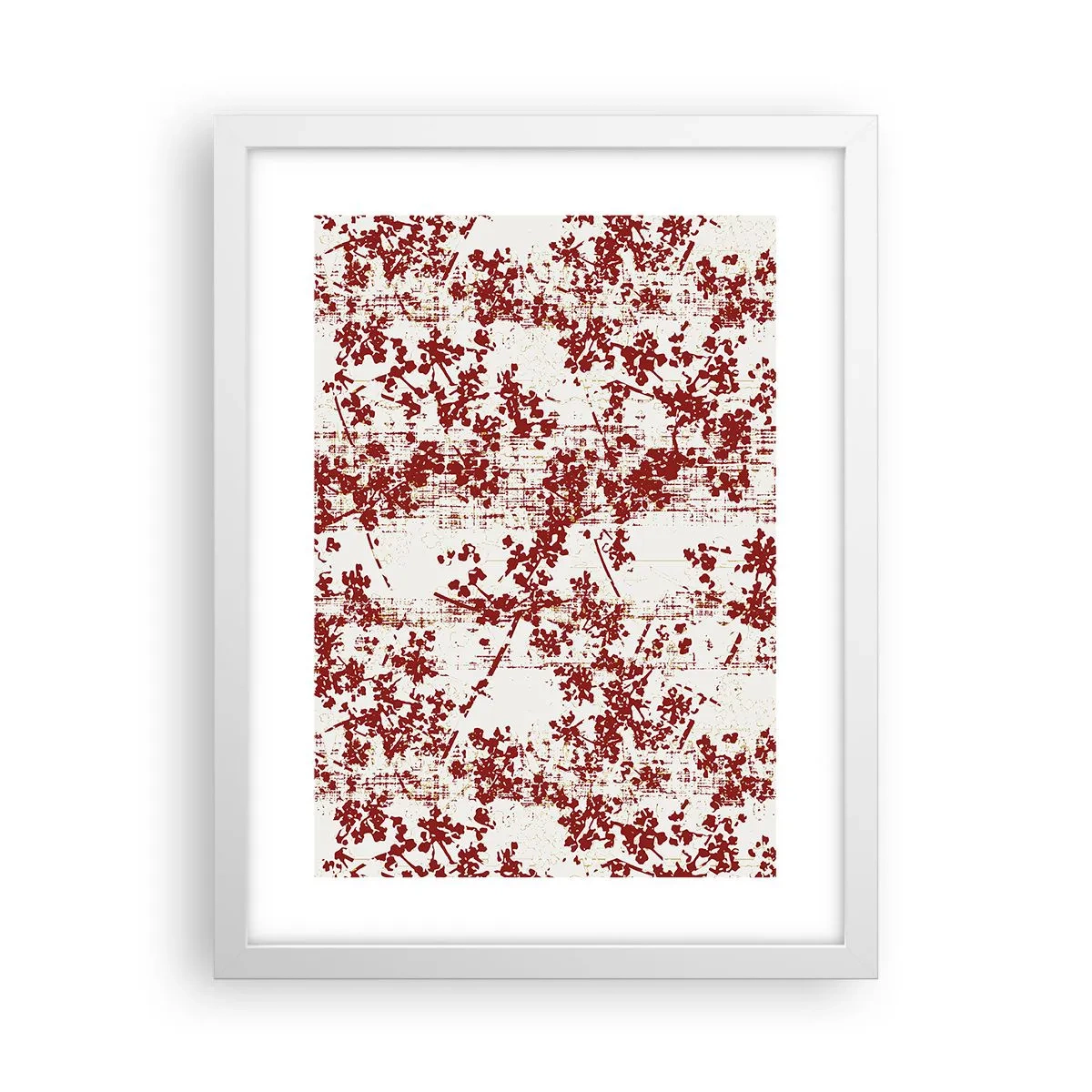 Affiche dans un cadre blanc - Poster - Comme un calicot ancien - 30x40 cm