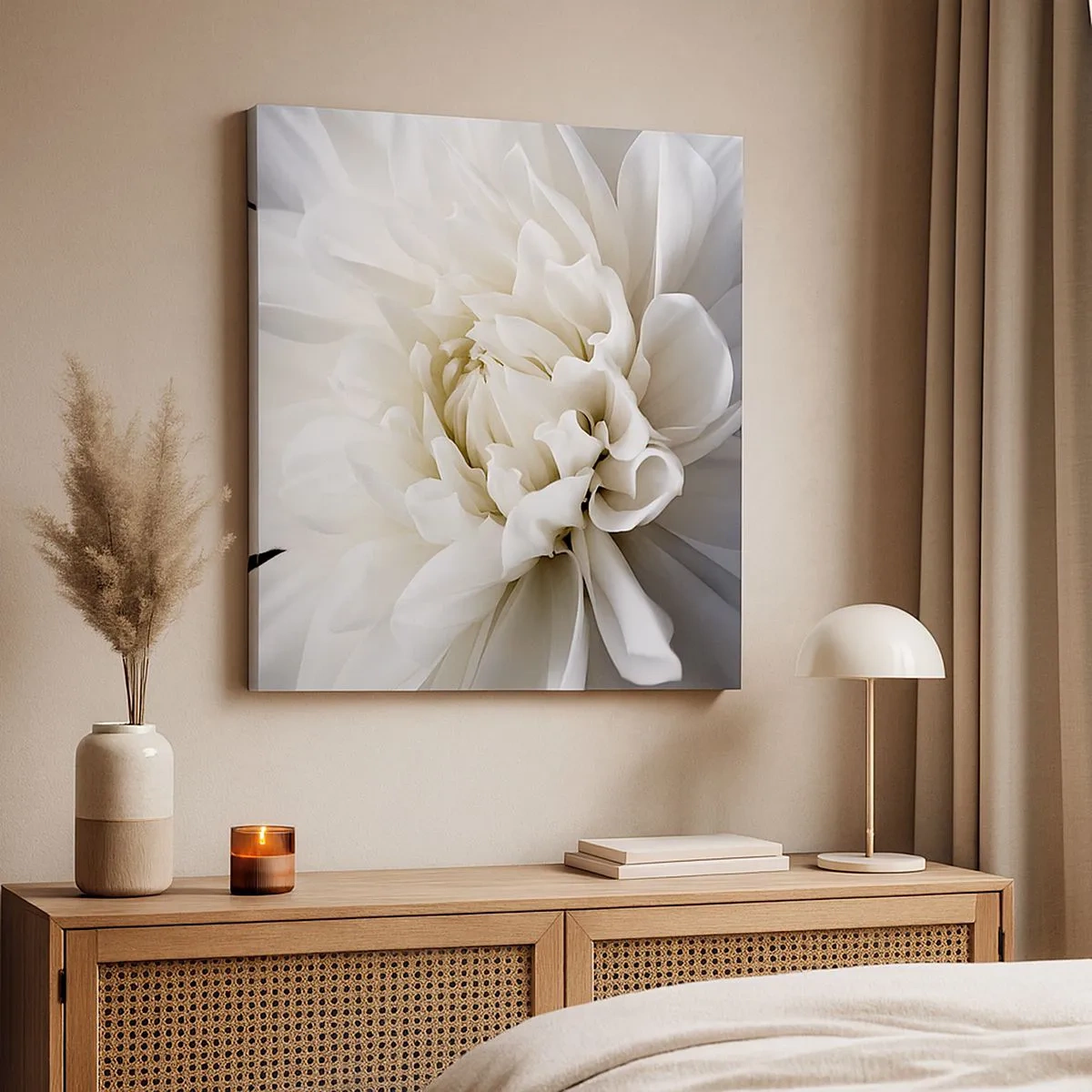 Impression sur toile - Image sur toile - Le matin de la jeune mariéé - 30x30 cm