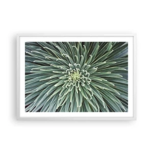 Affiche dans un cadre blanc - Poster - Naissance d'une étoile - 70x50 cm