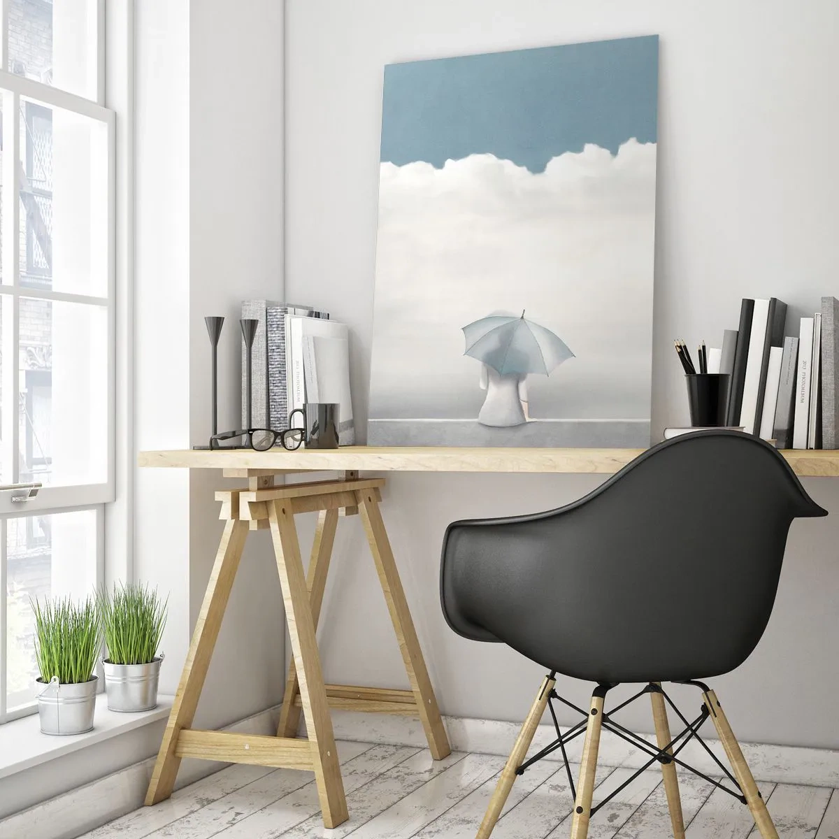 Impression sur verre - Image sur verre - Aux confins de la réalité et des rêves - 80x120 cm