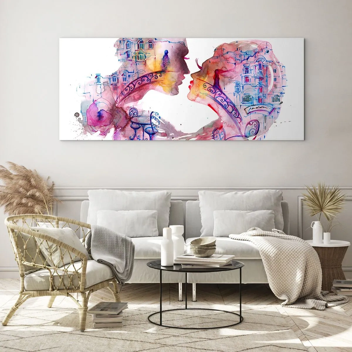 Impression sur verre - Image sur verre - Le pont secret des soupirs - 90x30 cm