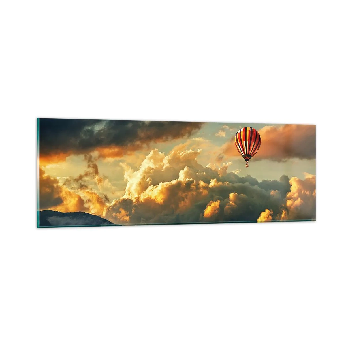 Impression sur verre - Image sur verre - Je vole parce que je veux - 90x30 cm