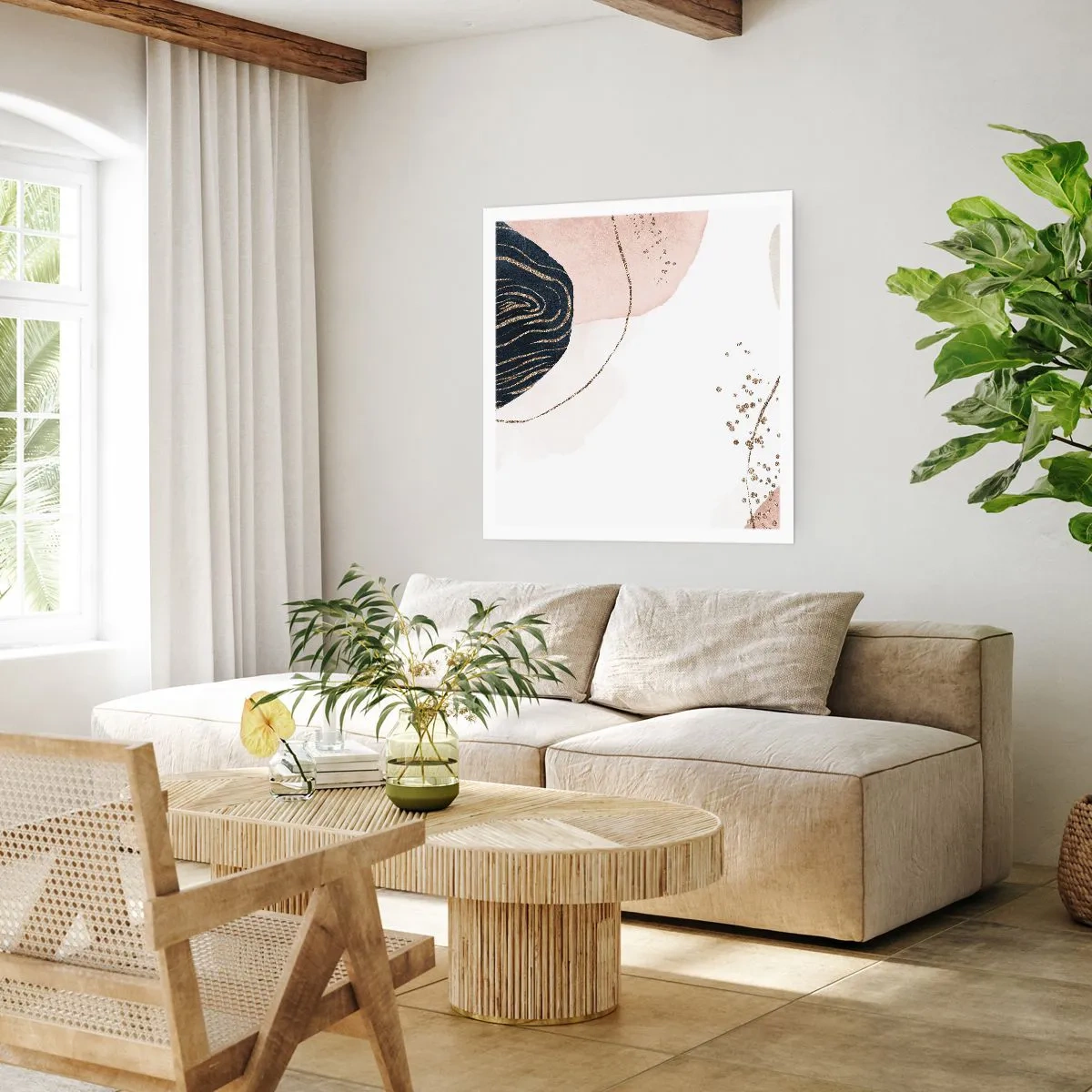 Affiche - Poster - Tout coule - 40x40 cm