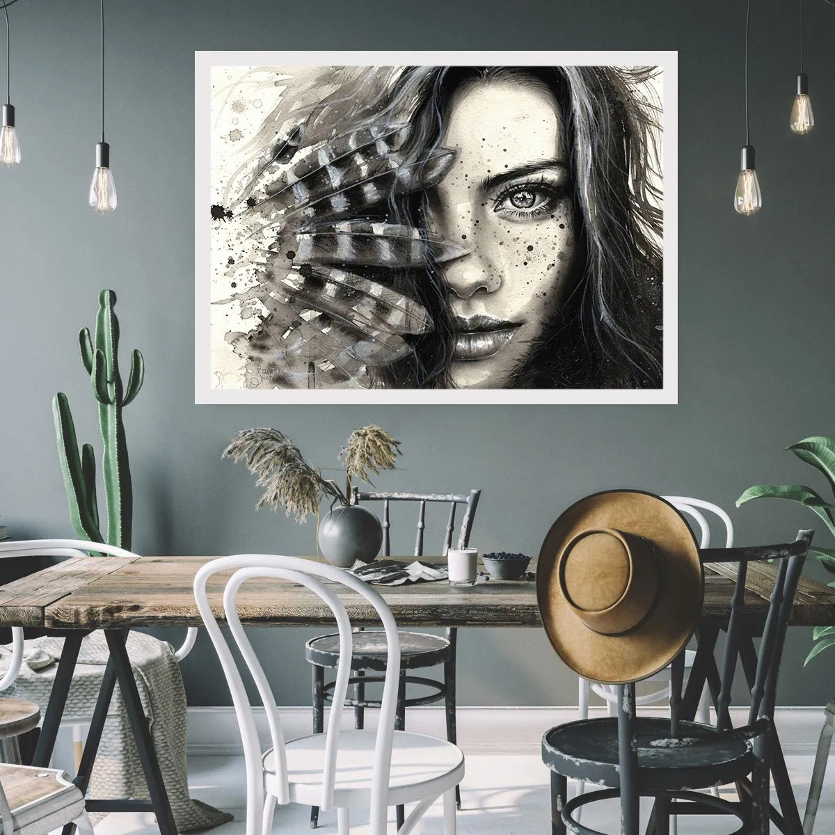 Affiche - Poster - Beauté sauvage - 40x30 cm
