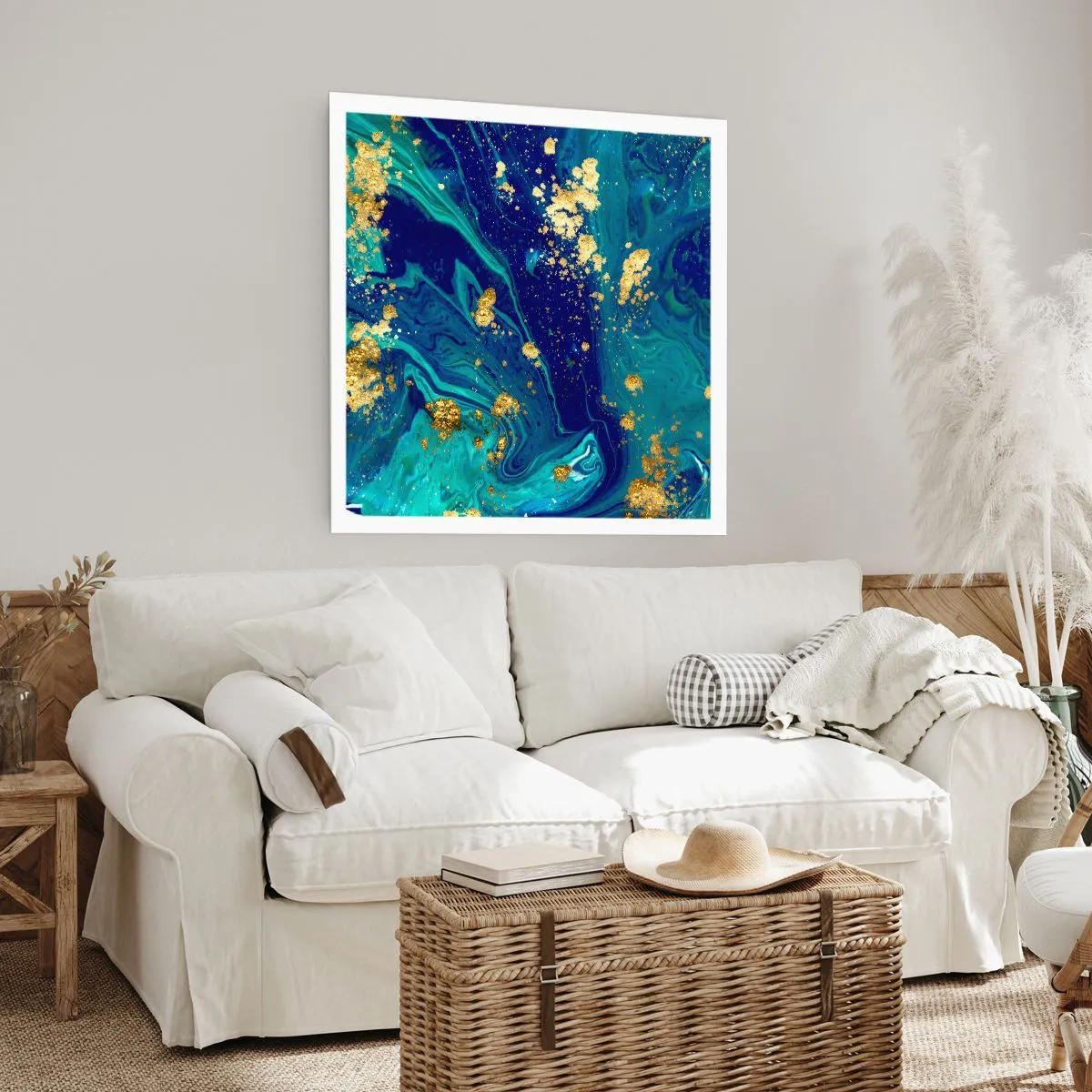 Affiche - Poster - Les pétales du soleil - 40x40 cm