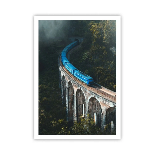 Affiche - Poster - Train nature - 70x100 cm