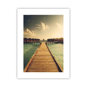 Affiche - Poster - Invitation chaleureuse - 30x40 cm