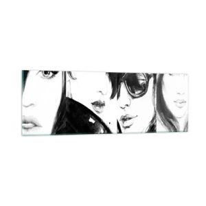 Impression sur verre - Image sur verre - La beauté multipliée - 90x30 cm