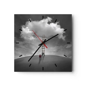 Horloge murale - Pendule murale - Tout est possible - 40x40 cm