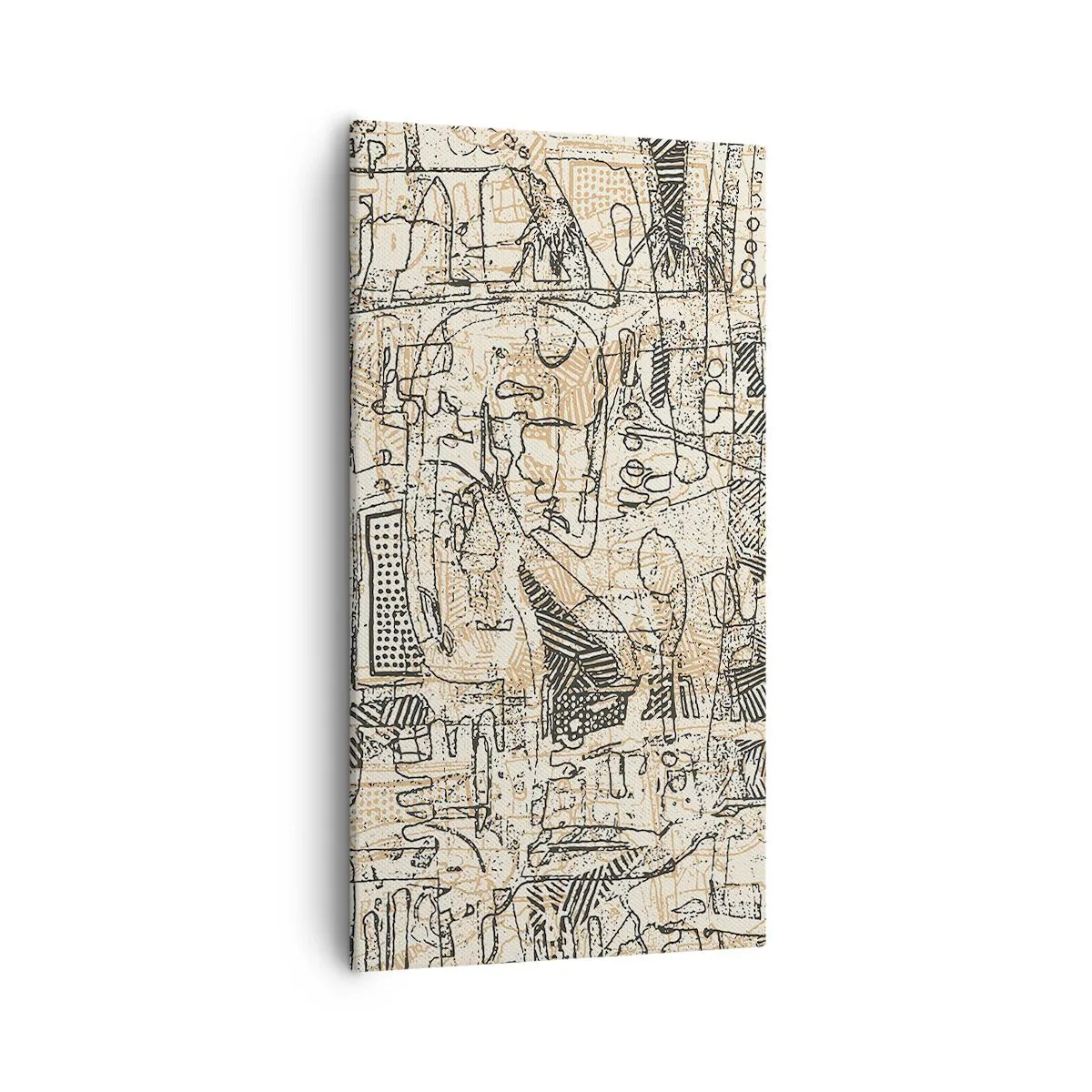 Impression sur toile - Image sur toile - Il attend d'être décodé - 55x100 cm