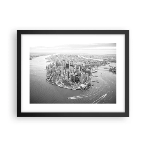 Affiche dans un cadre noir - Poster - Comment ne pas aimer ? - 40x30 cm