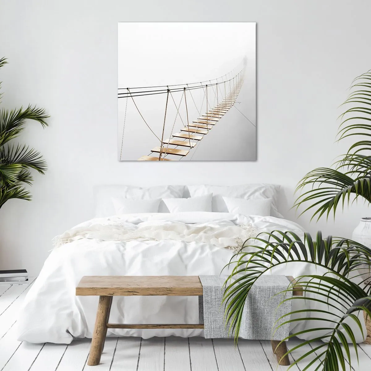 Impression sur toile - Image sur toile - Où cela va-t-il te mener? - 40x40 cm