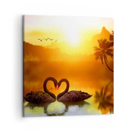 Impression sur toile - Image sur toile - Tout va ensemble - 50x50 cm