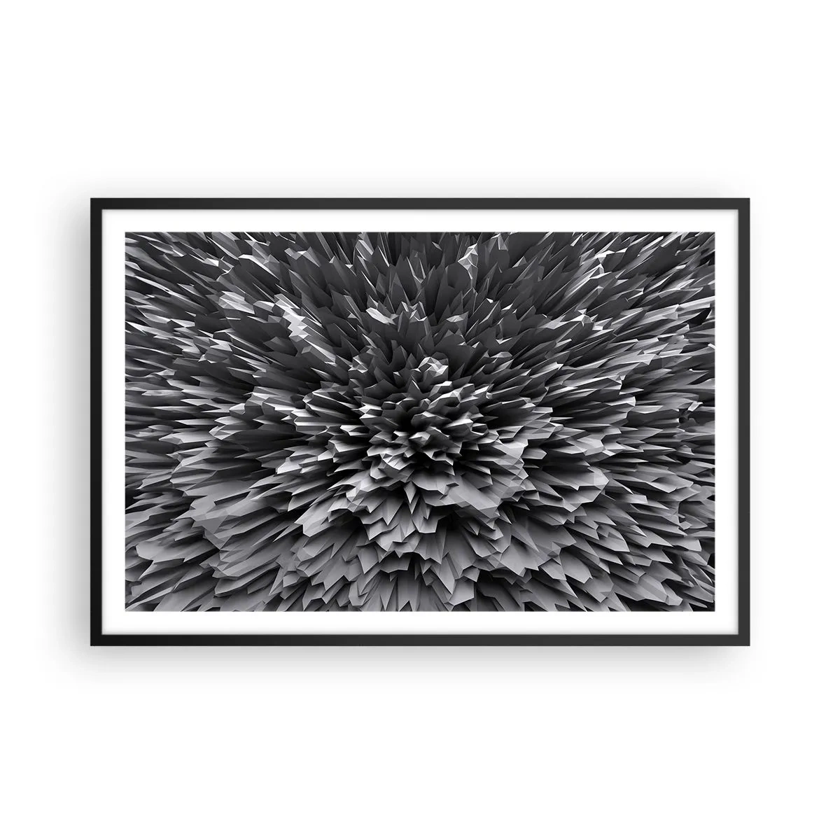 Affiche dans un cadre noir - Poster - Ça ne peut pas être plus dur que ça - 91x61 cm