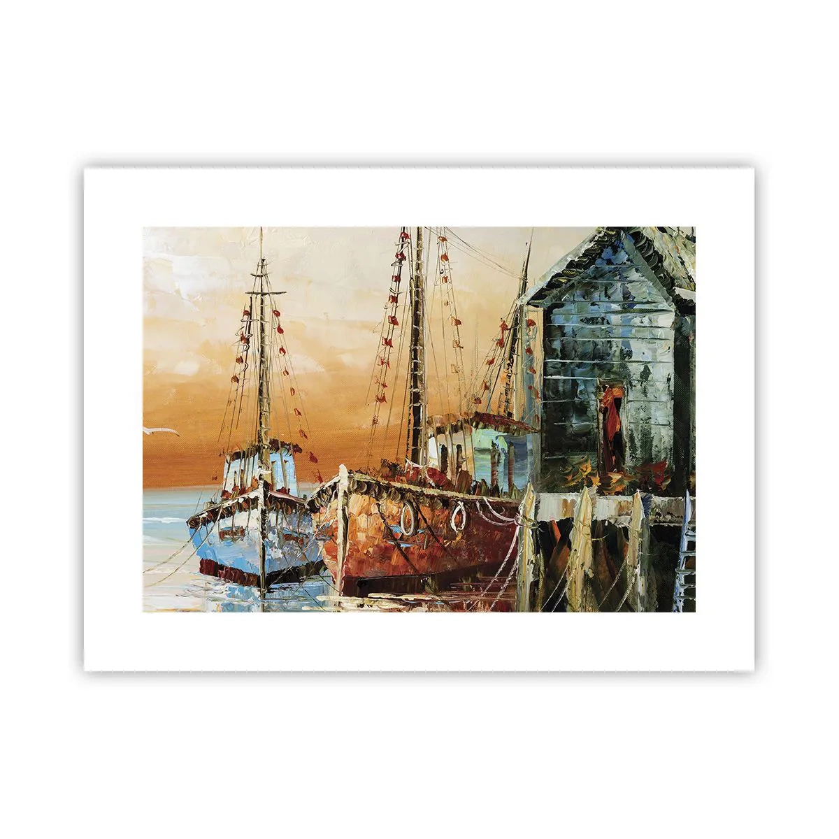 Affiche - Poster - Retour tranquille - 40x30 cm