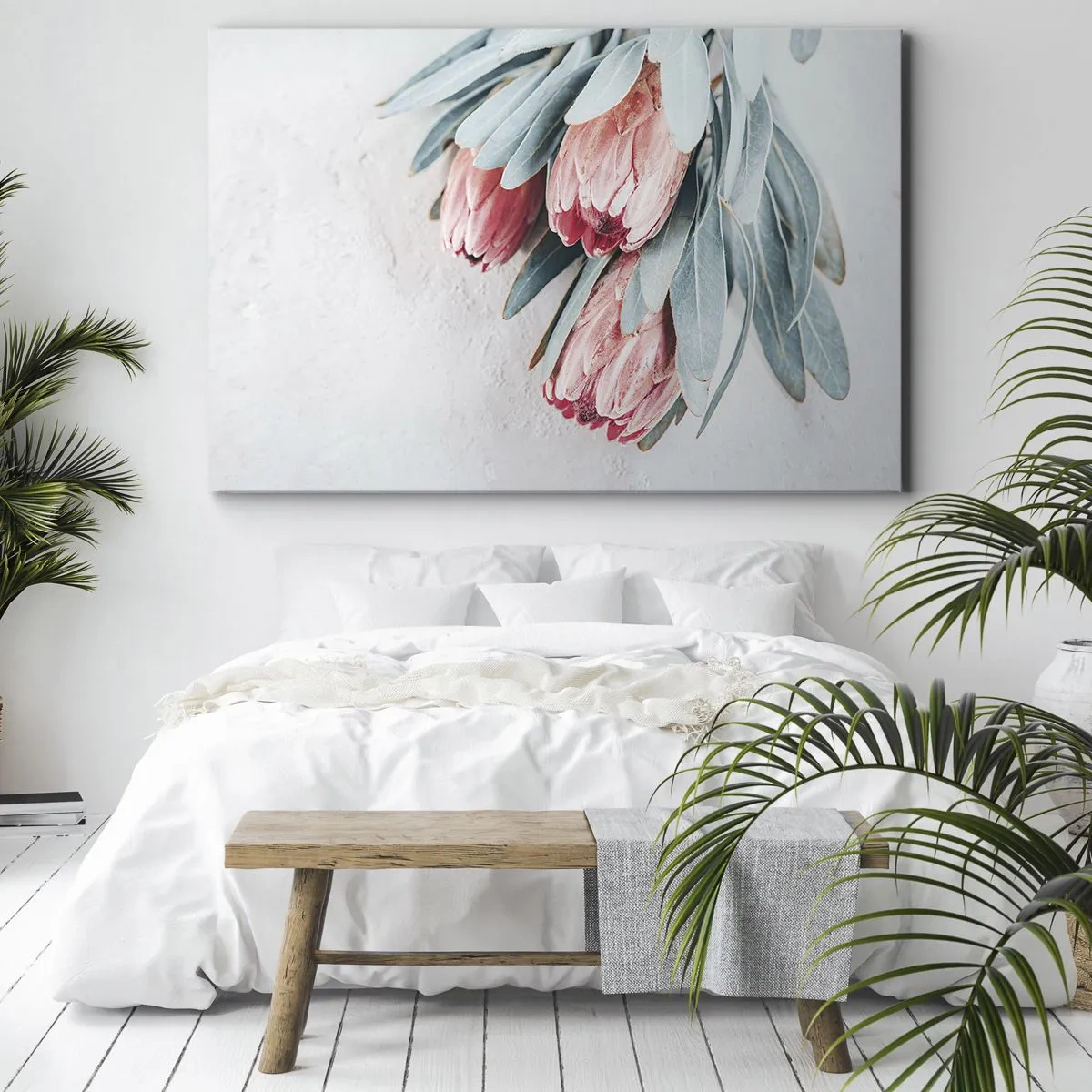 Impression sur toile - Image sur toile - Honte de leur propre beauté - 70x50 cm