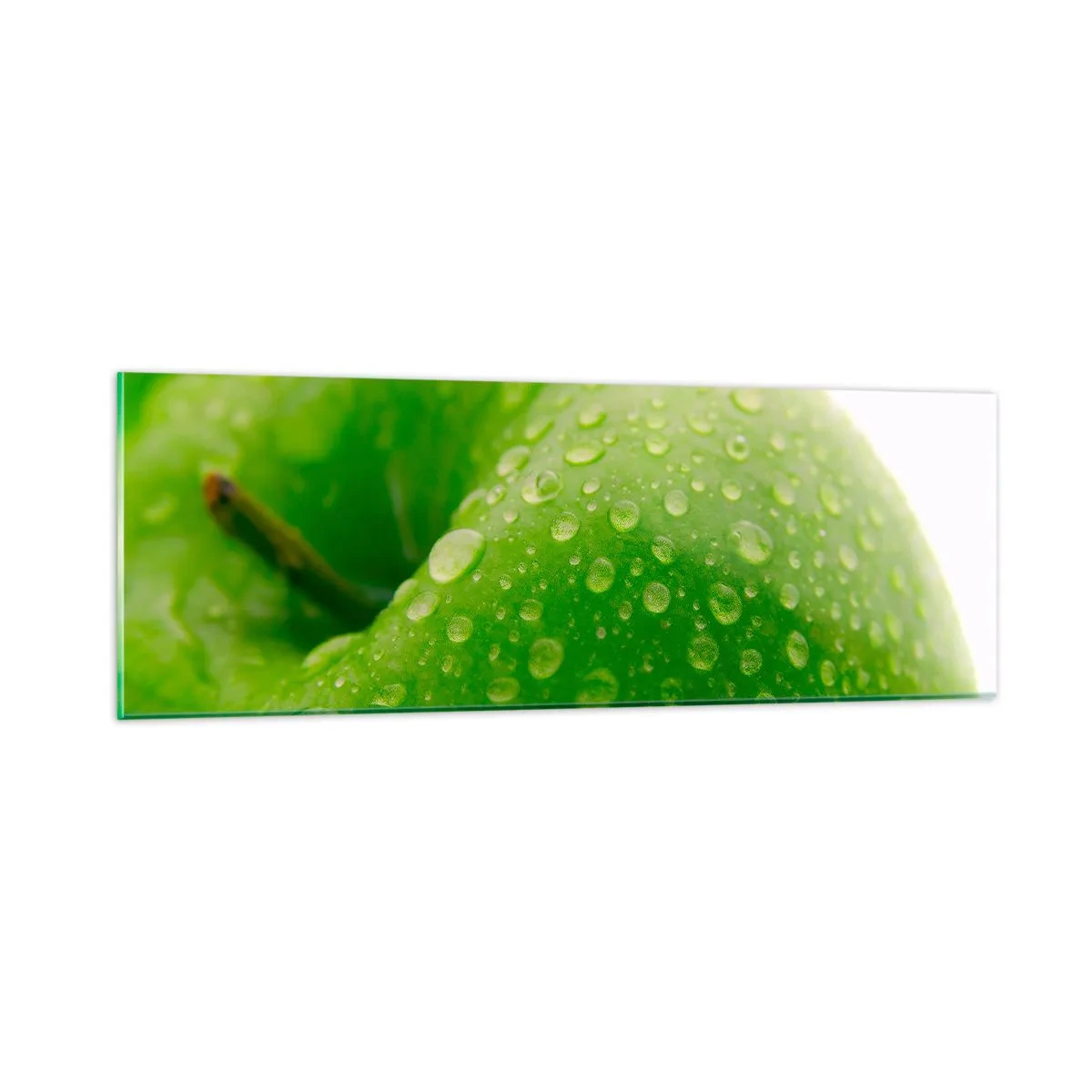 Impression sur verre - Image sur verre - Fraîcheur de verdure fraîche - 90x30 cm
