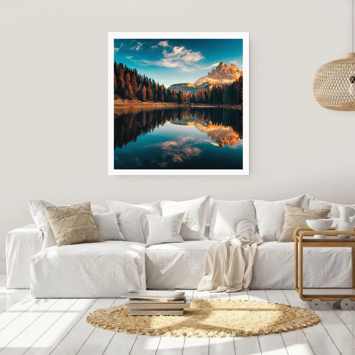 Affiche - Poster - Double paysage - 50x50 cm