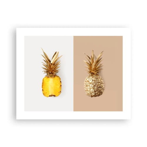 Affiche - Poster - Ananas pour nous - 50x40 cm