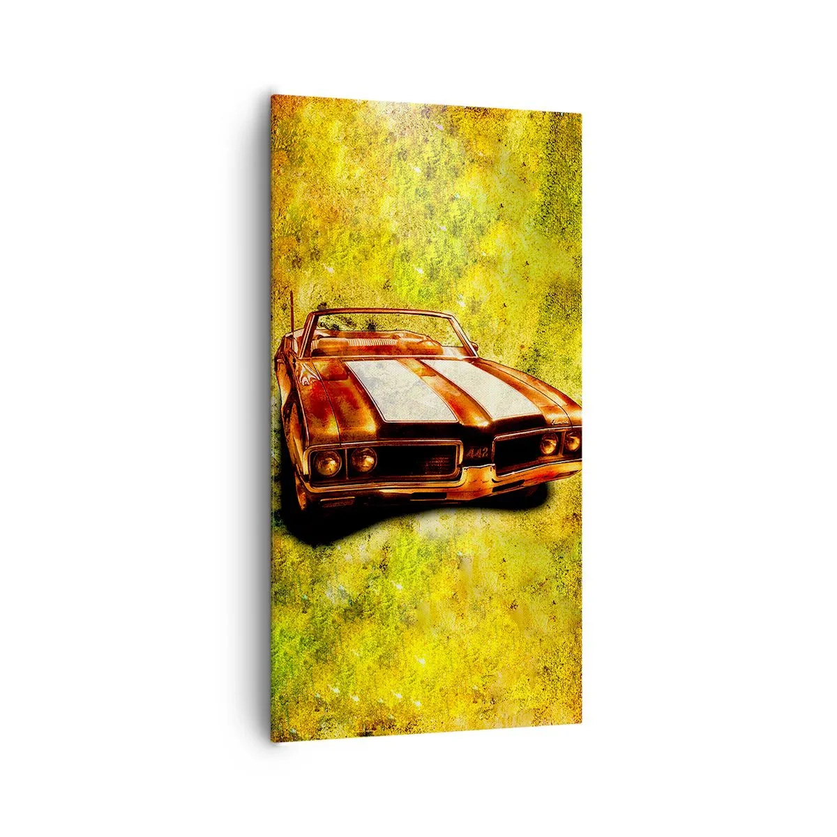 Impression sur toile - Image sur toile - Puissance enchantée dans les formes - 65x120 cm