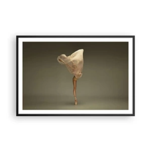 Affiche dans un cadre noir - Poster - Il va bientôt s'envoler - 91x61 cm