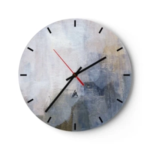 Horloge murale - Pendule murale - Tonalités et accords de couleur - 40x40 cm