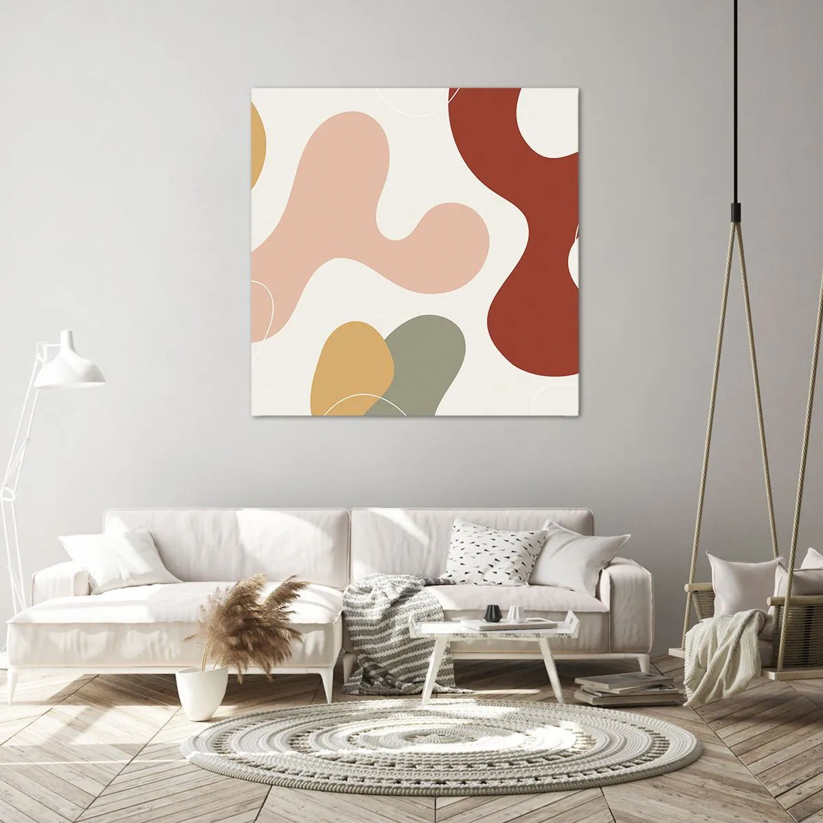 Impression sur toile - Image sur toile - Entrelac - 50x50 cm