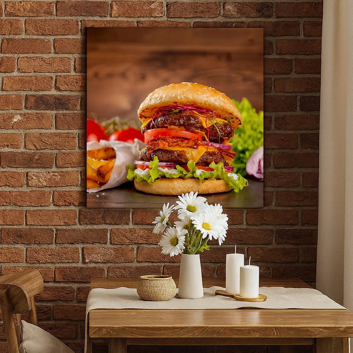 Impression sur toile - Image sur toile - Le fruit défendu - 30x30 cm