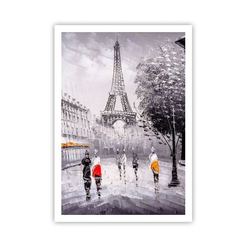 Affiche - Poster - Balade parisienne - 70x100 cm