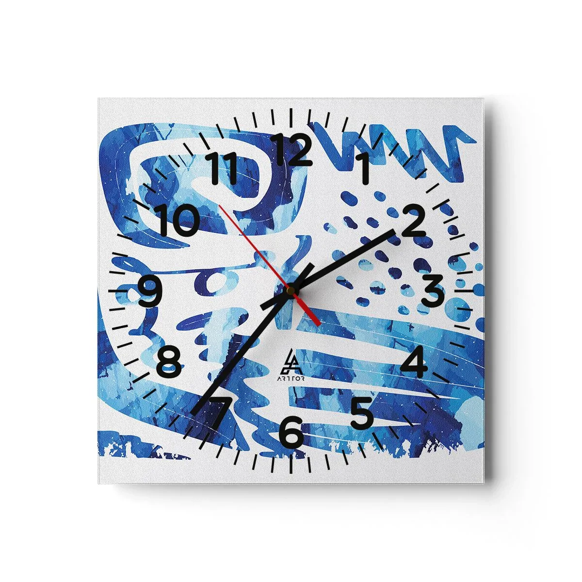 Horloge murale - Pendule murale - Retour aux racines - 30x30 cm