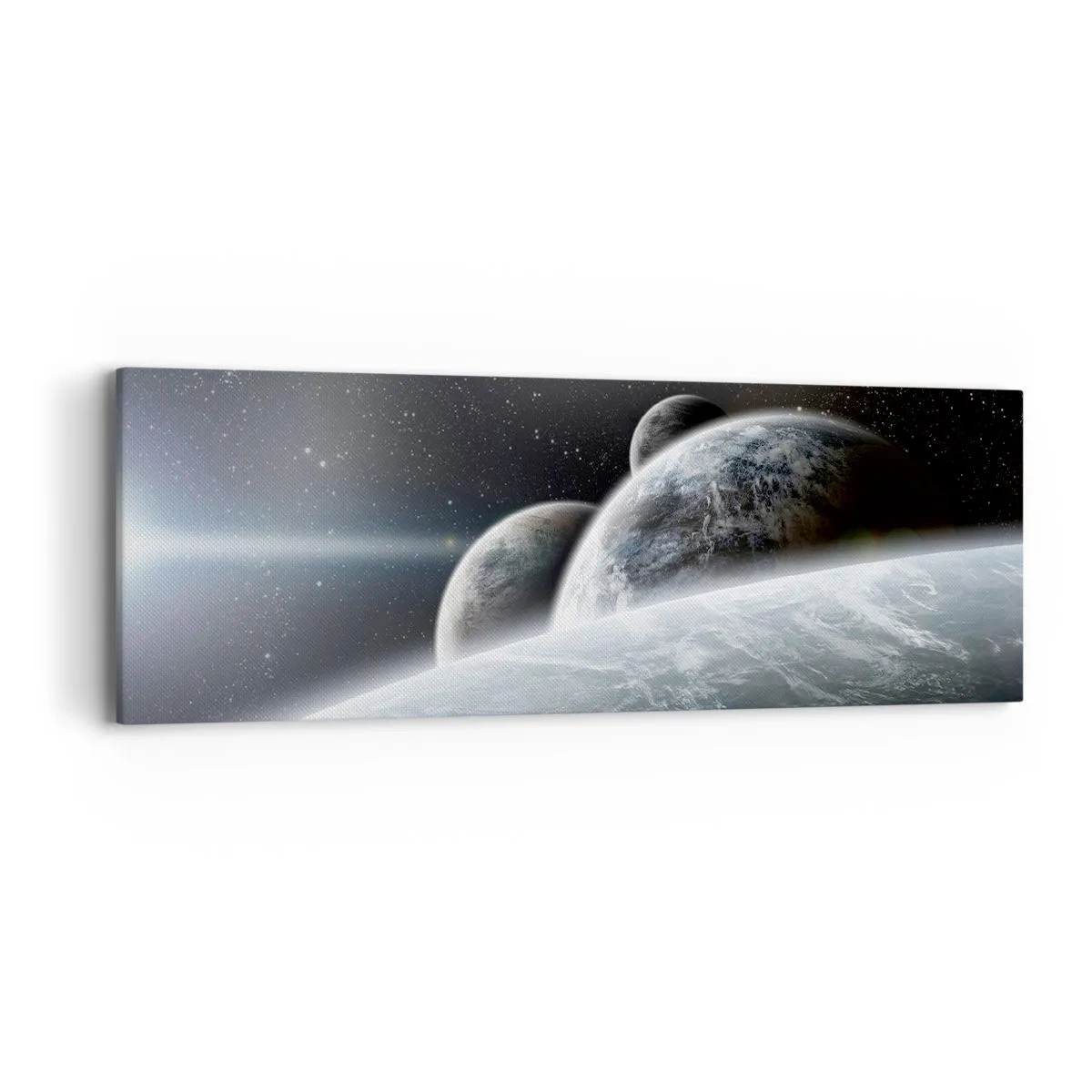Impression sur toile - Image sur toile - Musique cosmique des sphères - 90x30 cm