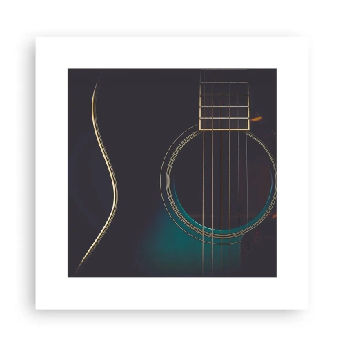 Affiche - Poster - Le calme avant la tempête - 30x30 cm