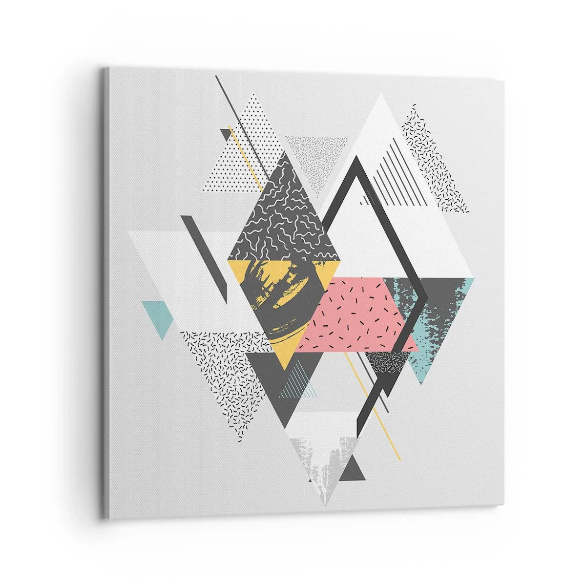 Impression sur toile - Image sur toile - Variation sur triangle et losange - 60x60 cm