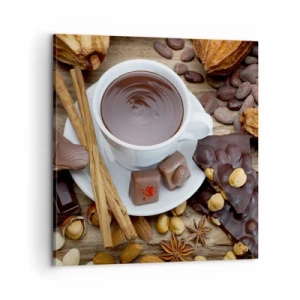 Impression sur toile - Image sur toile - D'une chocolaterie de conte de fées - 60x60 cm