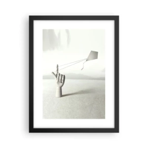 Affiche dans un cadre noir - Poster - Épreuve de force - 30x40 cm