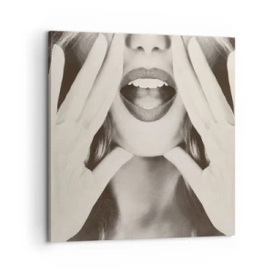 Impression sur toile - Image sur toile - J'arrive! - 60x60 cm