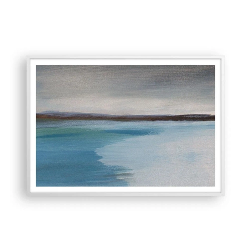 Affiche dans un cadre blanc - Poster - Paysage horizontal - 100x70 cm