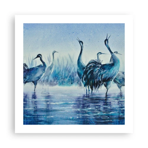 Affiche - Poster - Réunion matinale - 50x50 cm
