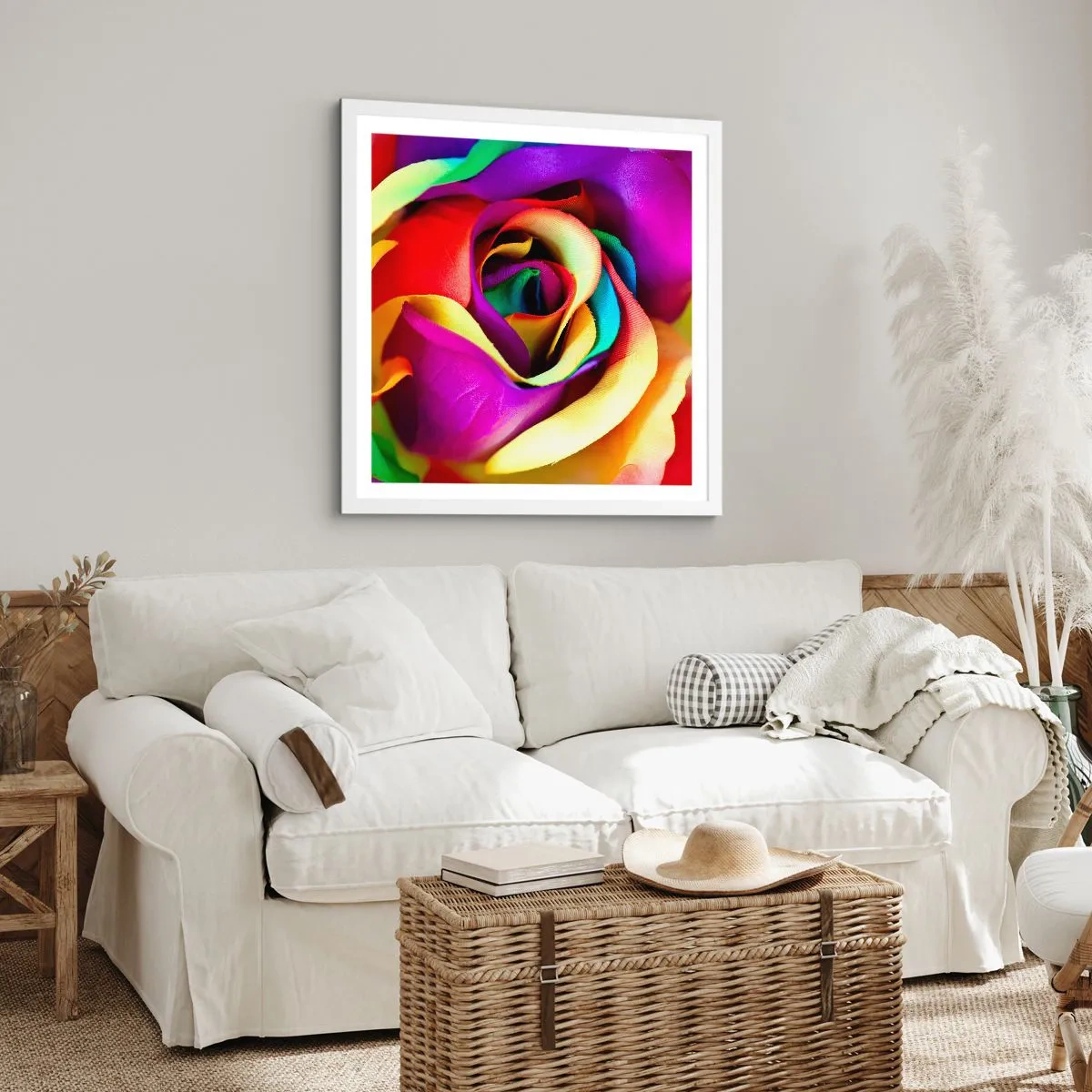 Affiche dans un cadre blanc - Poster - Ce n'est pas possible - 40x40 cm