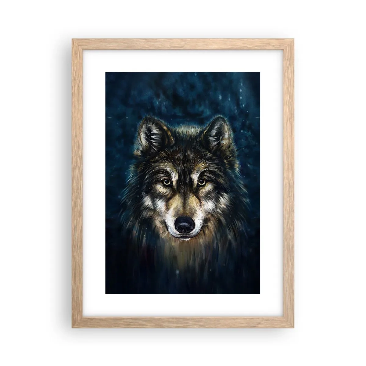 Affiche dans un chêne clair - Poster - Alpha? Et oméga - 30x40 cm