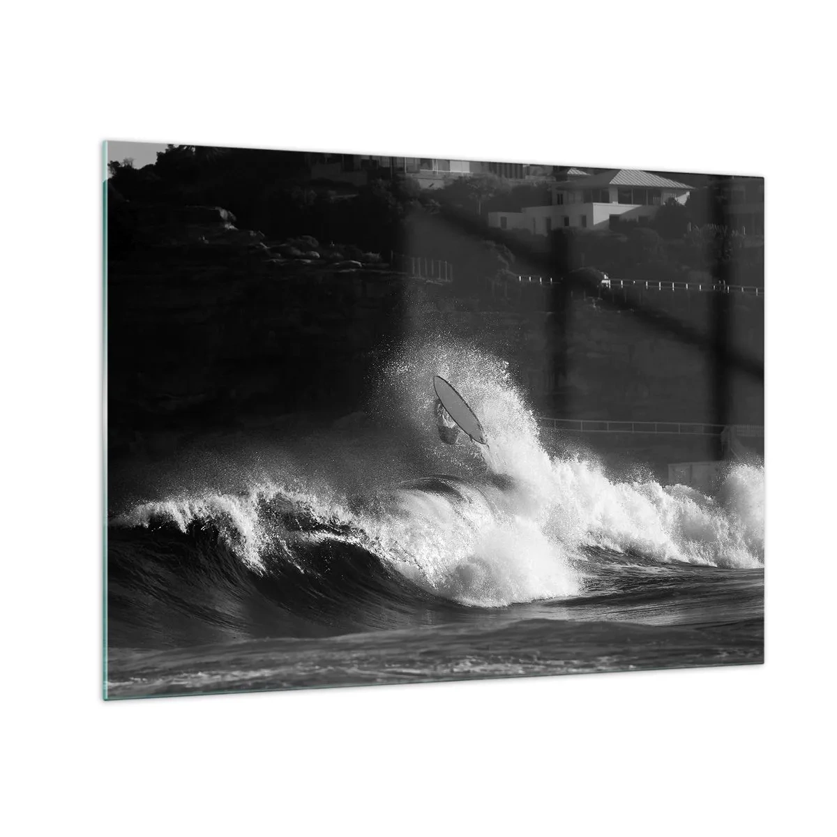 Impression sur verre - Image sur verre - Défi accepté! - 70x50 cm