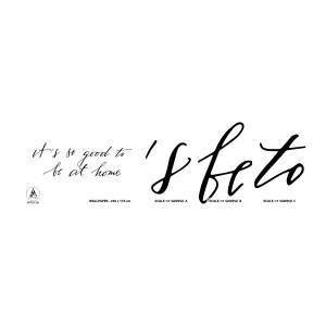Échantillon de Papier Peint Autocollant Deluxe Sticker - Toute la vérite - Typographie, Affirmation, Maxime - 100x30 cm