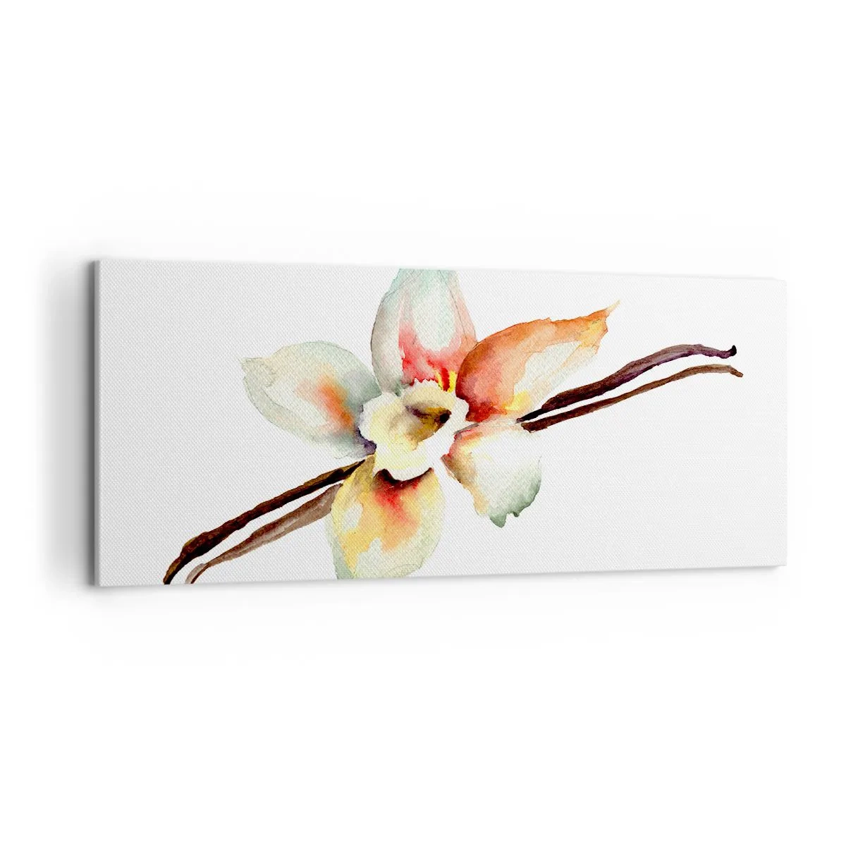 Impression sur toile - Image sur toile - Douceur de couleur renversée - 100x40 cm