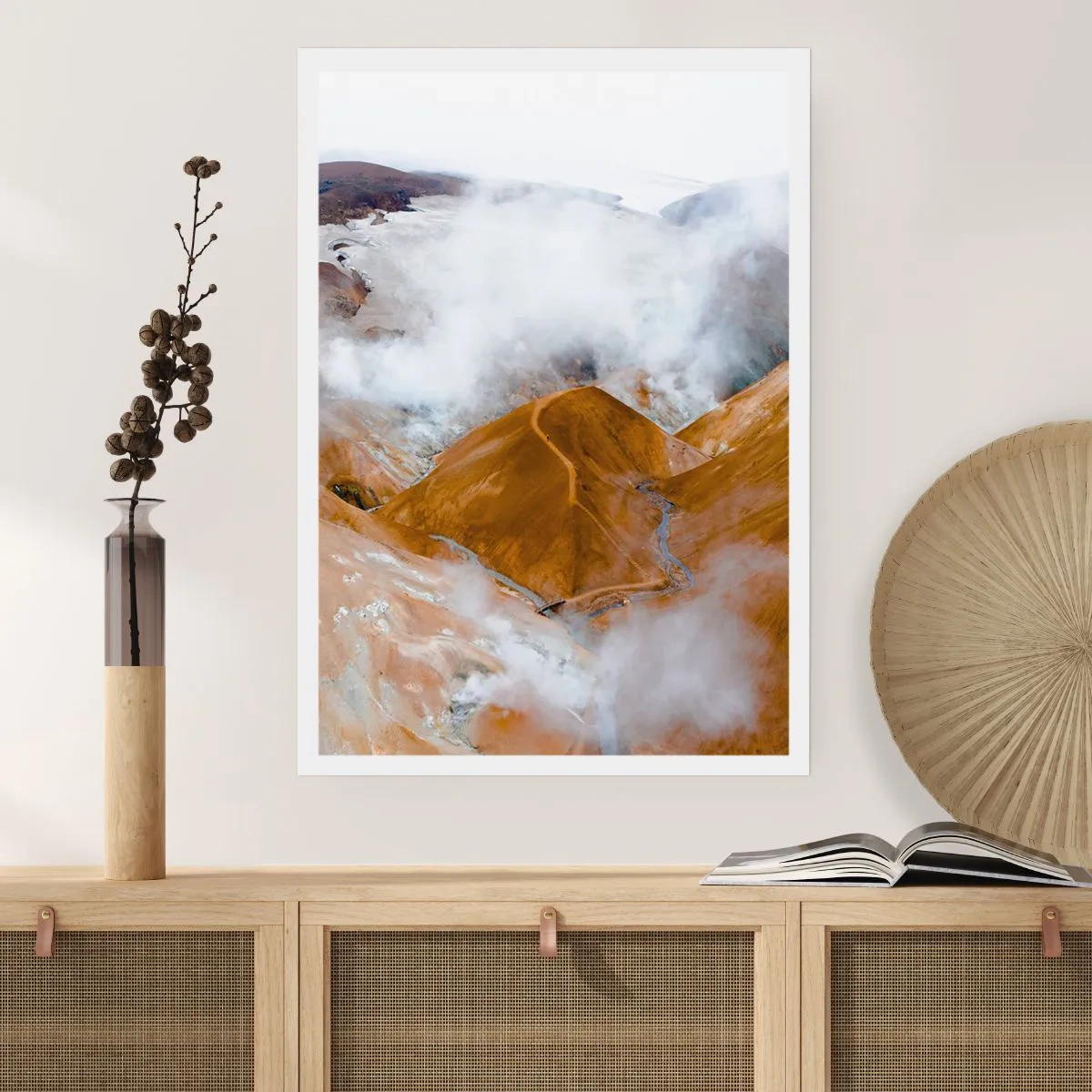Affiche - Poster - Le charme brut de l'Islande - 30x40 cm