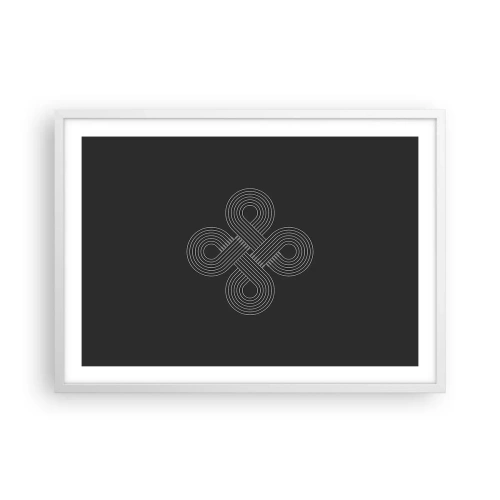 Affiche dans un cadre blanc - Poster - Dans l'âme celtique - 70x50 cm